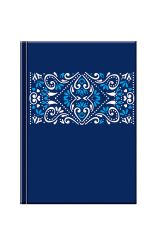 Notes Folk Ornament/modrý - Bloky, zápisníky Notes Folk Ornament/modrý