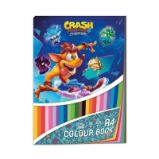 Blok barevných papírů A4 - Crash Bandicoot Blok barevných papírů A4 - Crash Bandicoot