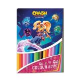 Blok barevných papírů A4 - Coco Bandicoot - Papíry a čtvrtky Blok barevných papírů A4 - Coco Bandicoot