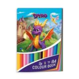 Blok barevných papírů A4 - Spyro Blok barevných papírů A4 - Spyro