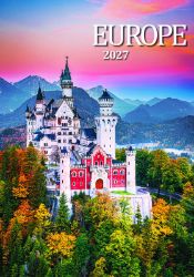 Kalendář 2027 nástěnný: EUROPE