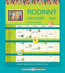 Kalendář 2027 nástěnný: RODINNÝ - Nástěnné kalendáře Kalendář 2027 nástěnný: RODINNÝ