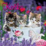 Kalendář 2027 nástěnný: KOČKY - Nástěnné kalendáře Kalendář 2027 nástěnný: KOČKY