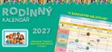 Kalendář 2027 stolní: RODINNÝ - Stolní kalendáře Kalendář 2027 stolní: RODINNÝ