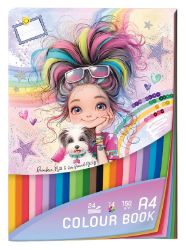Barevné papíry - blok A4 Rainbow Ella