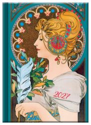 Praktik denní diář 2027 - MUCHA (A6) - Diáře podle dnů Praktik denní diář 2027 - MUCHA (A6)