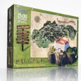 Puzzle mapa Slovenska 1500 dílků Puzzle mapa Slovenska 1500 dílků