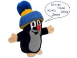Krtek maňásek mluvící,modrý kulich Krtek maňásek mluvící,modrý kulich