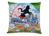 Polštář Kocour Mikeš motorka 30x30cm - Josef Lada - Home deco Polštář Kocour Mikeš motorka 30x30cm