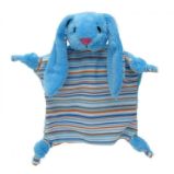 Maňásek uzlíkový - Králík 30 cm modrý Maňásek uzlíkový - Králík 30 cm modrý