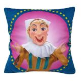 Kasperl & Pezi: Polštář 30x30 cm - Kasperl / zelený - Home deco Kasperl & Pezi: Polštář 30x30 cm - Kasperl / zelený
