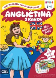 Kvído - Angličtina s Karol: Karty a puzzle pro Mluvicí tablík 2 - Dětské hry Kvído - Angličtina s Karol - karty a puzzle pro mluv.tablík2