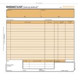 Dodací list, 21 × 20 cm, 100 listů, NCR Dodací list, 21 × 20 cm, 100 listů, NCR