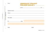 Výdajový doklad jednoduchý, A6, 100 listů, NCR - Kancelářské potřeby Výdajový doklad jednoduchý, A6, 100 listů, NCR