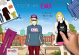 Modelka Ema - Jednoduchá vystřihovánka
