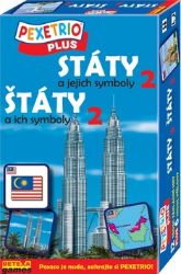 Pexetrio - Státy a jejich symboly 2 - Karetní hry Pexeso Pexetrio - Státy a jejich symboly 2