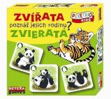 Pexetrio Kids - Zvířata - Poznáš jejich rodinu? - Karetní hry Pexeso Pexetrio Kids - Zvířata - Poznáš jejich rodinu?
