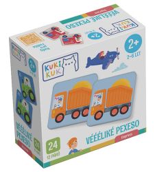 KukiKuk Véééliké pexeso Doprava - Karetní hry Pexeso KukiKuk Véééliké pexeso Doprava