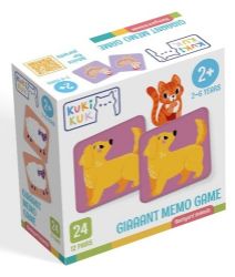 KukiKuk Giaaant Memo Game Backyard Animals KukiKuk Giaaant Memo Game Backyard Animals