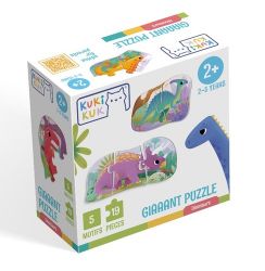 KukiKuk Giaaant Puzzle Dinosaurs - Puzzle KukiKuk Giaaant Puzzle Dinosaurs
