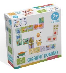 KukiKuk Giaaant Domino Garden - Vzdělávací hry KukiKuk Giaaant Domino Garden