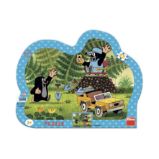 Puzzle Krtek se žlutým autem 25 dílků deskové Puzzle Krtek se žlutým autem 25 dílků deskové