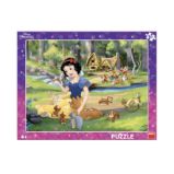SNĚHURKA A ZVÍŘÁTKA 40 deskové Puzzle