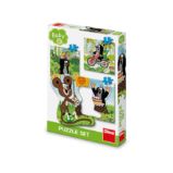 Puzzle Krtek na louce baby 3–5 dílků baby - Puzzle pro nejmenší KRTEK NA LOUCE 3–5 baby Puzzle set NOVÝ