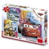 Puzzle Cars kamarádi 3x55 dílků - Puzzle Puzzle 3x55 Cars: Kamarádi