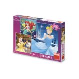 Puzzle Veselé princezny 3x55 dílků Puzzle Veselé princezny 3x55 dílků