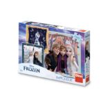 Puzzle Frozen Radostný podzim 3x55 dílků