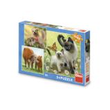Puzzle Rodinka 3x55 dílků Puzzle Rodinka 3x55 dílků