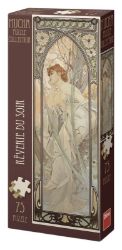 Alfons Mucha – Snění večera 75 panoramic Puzzle