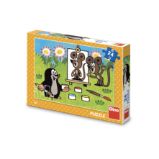 Puzzle Krtek malířem 24 dílků - Dětské puzzle Puzzle Krtek malířem 24 dílků