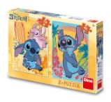 Puzzle Zamilovaný Stitch 24+48 dílků - Puzzle Puzzle 24+48 Zamilovaný Stitch