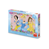 Puzzle Rozkvetlé princezny 48 dílků - Puzzle ROZKVETLÉ PRINCEZNY 48 Puzzle NOVÉ