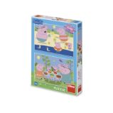 Puzzle Peppa Pig: Na dovolené 2x48 dílků - Puzzle pro nejmenší Puzzle Peppa Pig: Na Dovolené 2x48 dílků