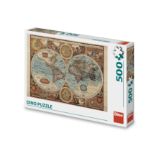 Puzzle Mapa světa z roku 1626 500 dílků Puzzle Mapa světa z roku 1626 500 dílků