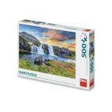 Puzzle Islandský vodopád 500 dílků