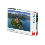 Puzzle Jezero Bled 500 dílků - Puzzle Puzzle Jezero Bled 500 dílků
