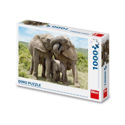Puzzle Sloní rodina 1000 dílků Puzzle Sloní rodina 1000 dílků
