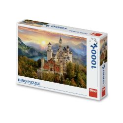 Puzzle Malovaný Neuswanstein 1000 dílků Puzzle Malovaný Neuswanstein 1000 dílků