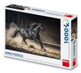Černý kůň Puzzle 1000