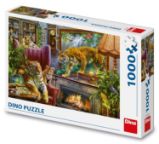 Puzzle Tygři z obrazuj, 1000 dílků