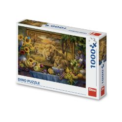 Puzzle Z obrazu: Lvi 1000 dílků - Puzzle Puzzle Z obrazu: Lvi 1000 dílků