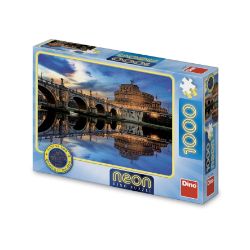 Puzzle Andělský hrad 1000 dílků neon