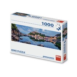 Puzzle Ostrov Krk 1000 dílků panoramic Puzzle Ostrov Krk 1000 dílků panoramic