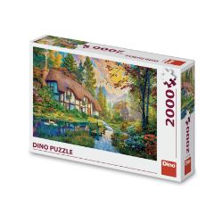 Puzzle Domek u řeky 2000 dílků - Puzzle Puzzle Domek u řeky 2000 dílků
