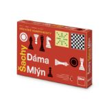 Šachy, dáma, mlýn - rodinná hra