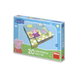 Dřevěné kostky Peppa Pig: Veselý den – 20 kostek - Dřevěné stavebnice a hry Dřevěné kostky Peppa Pig: Veselý den – 20 kostek